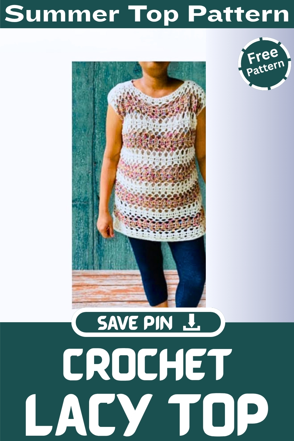 Crochet Lacy Top Summer Top Pattern