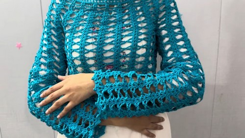 Crochet Lace Crop Top 5