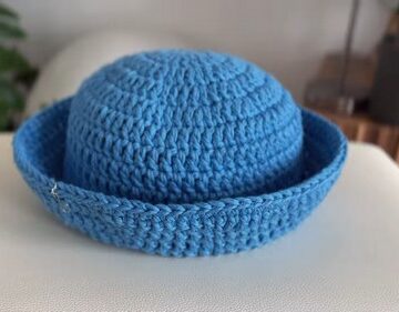 Crochet Vintage-Inspired Sailor Hat 5
