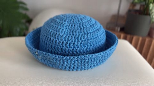 Crochet Vintage-Inspired Sailor Hat 5