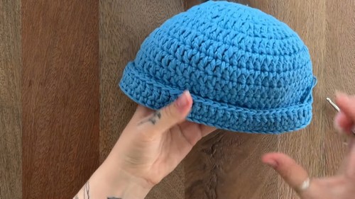Crochet Vintage-Inspired Sailor Hat 3