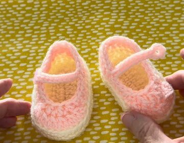 Crochet Baby Shoes 5