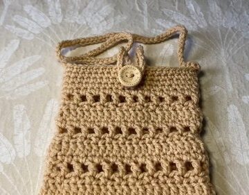 Crochet Shoulder Phone Bag 5