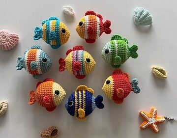 Crochet Easy Mini Fish 5