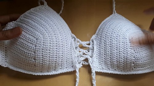 Crochet Bikini Or Top With Lining 5