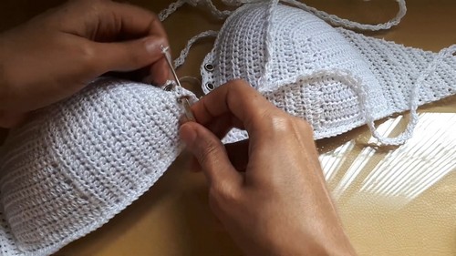 Crochet Bikini Or Top With Lining 4