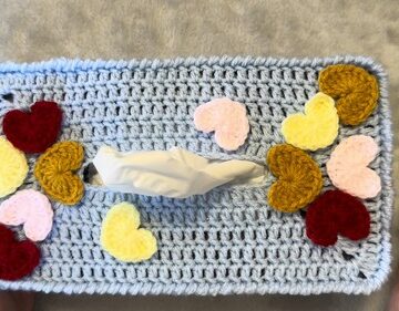 Crochet Tissue Box Cover 5