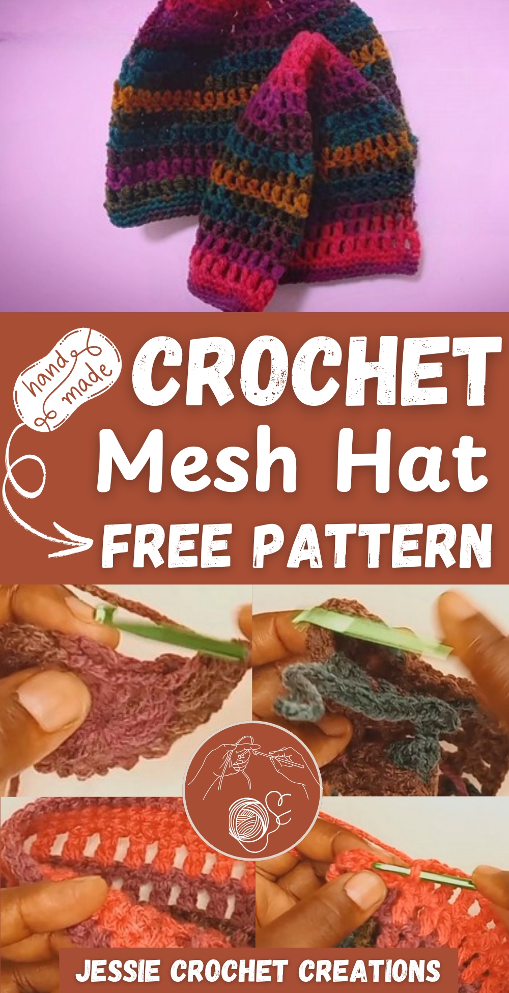 Crochet Mesh Hat