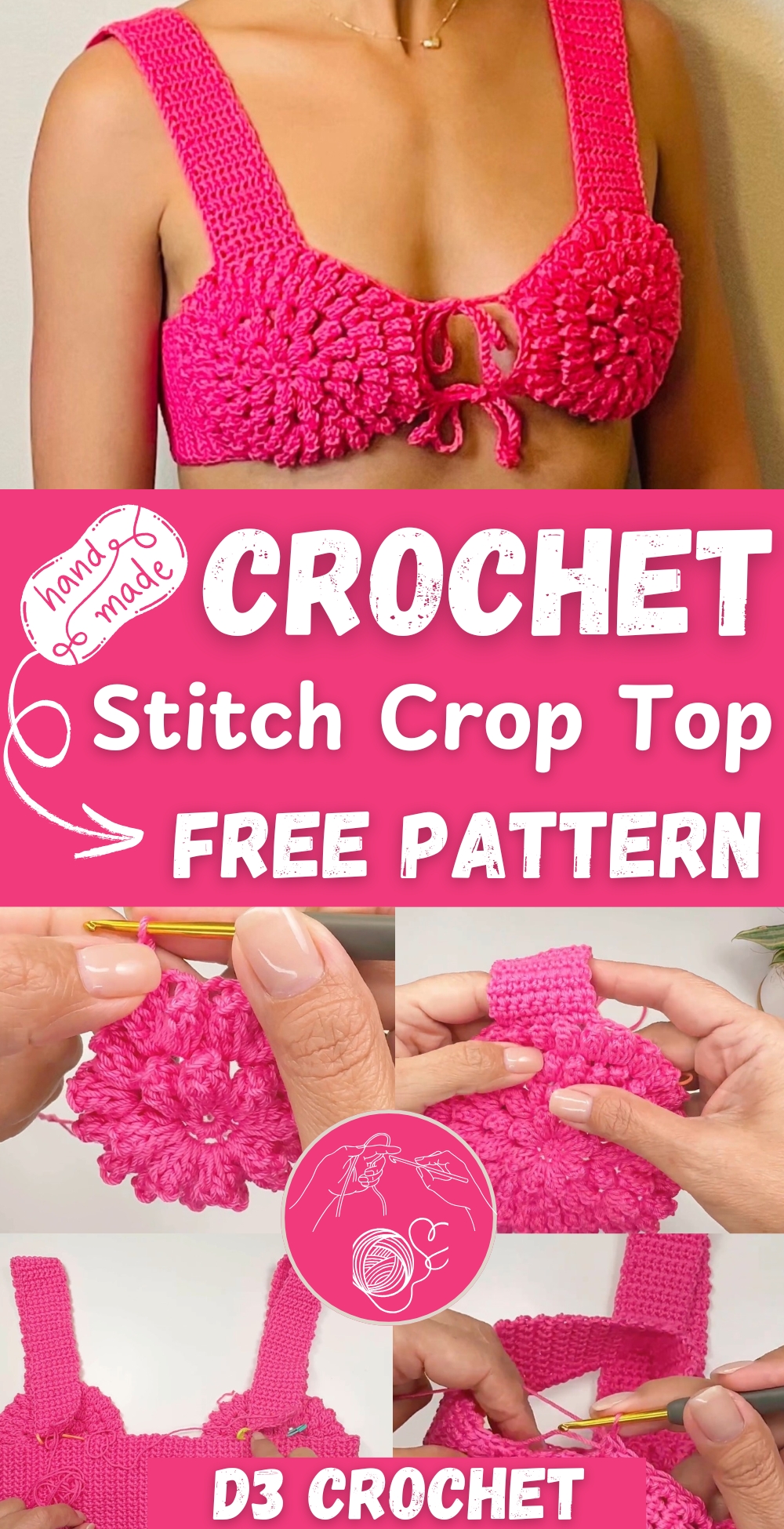 Crochet Stitch Crop Top