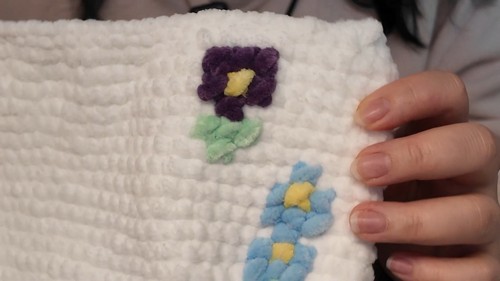 Crochet Chenille Pouch 4
