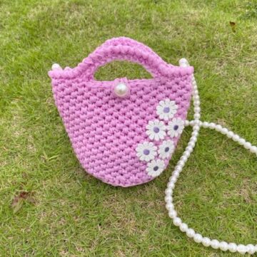 Crochet Bucket Bag 5