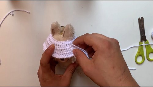 Crochet Cinnamoroll Labubu Outfit 4