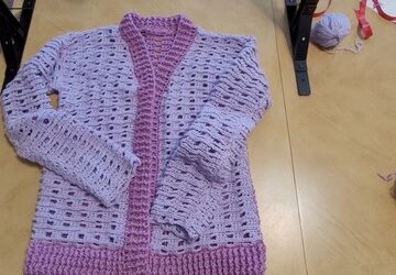 Crochet Reversible Cardigan 5