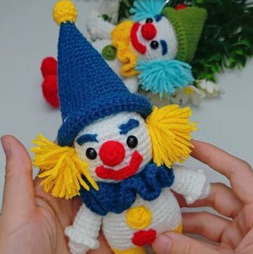 Crochet Clown Plushie 5