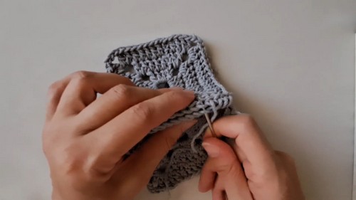 Crochet Shoulder Tote Bag 2