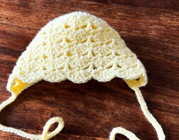 Crochet Baby Bonnet 5