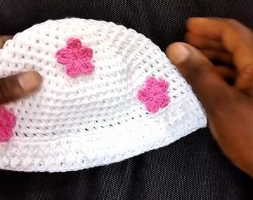Crochet Mesh Hat 5