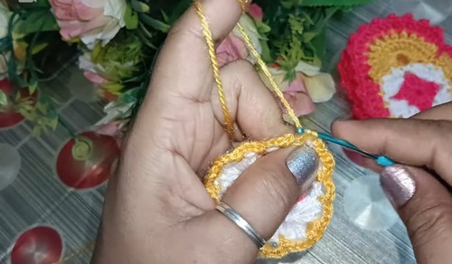 Crochet Flower Cable 2