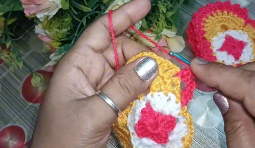 Crochet Flower Cable 3