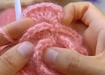 Crochet Velvet Sun Hat 4