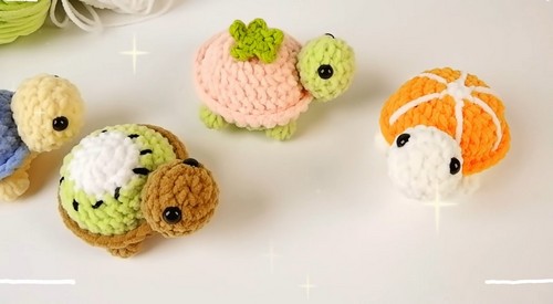 Crochet Turtles Amiguumi 5