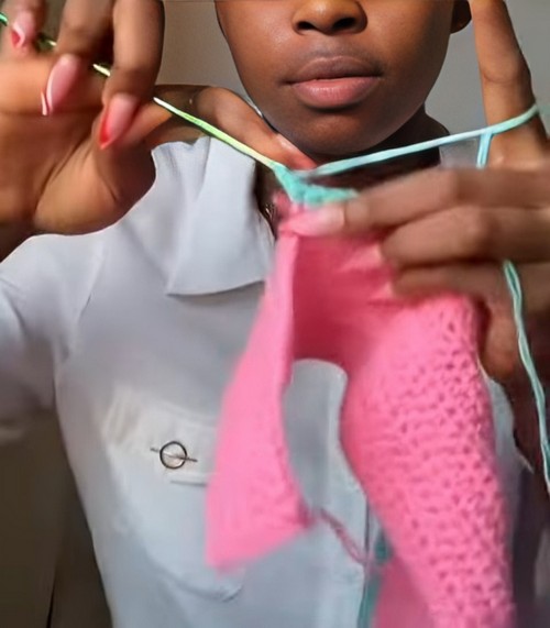 Crochet Ruffle Top 1