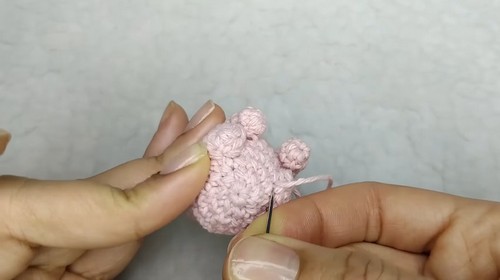 Crochet Mini Pig Amigurumi 3