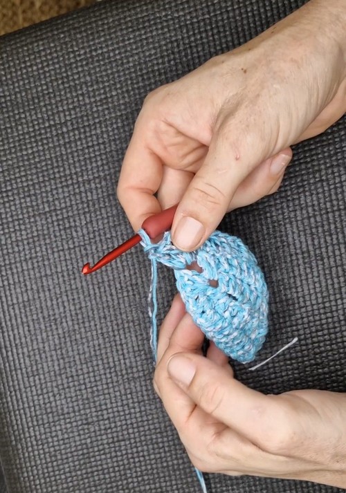 Crochet Peek-a-Boo Bralette 1