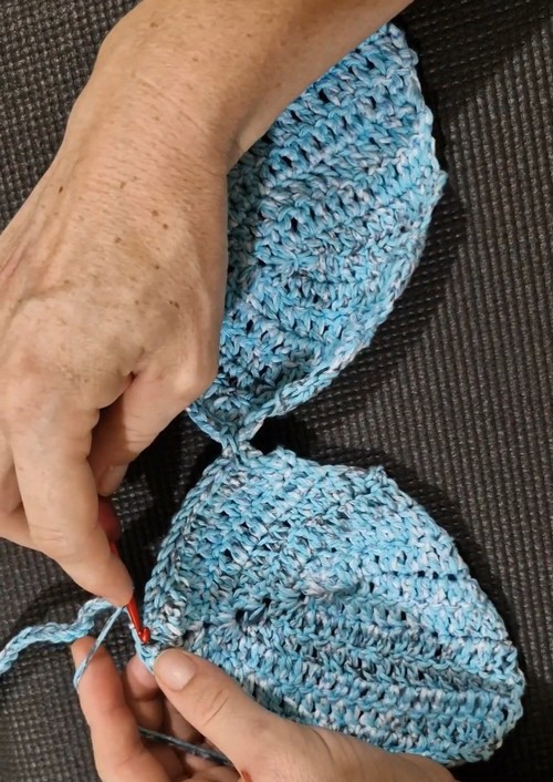 Crochet Peek-a-Boo Bralette 3