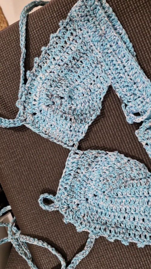 Crochet Peek-a-Boo Bralette 4