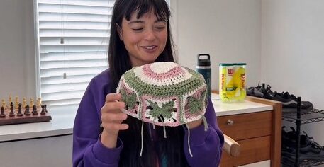 Crochet Butterfly Bucket Hat 4