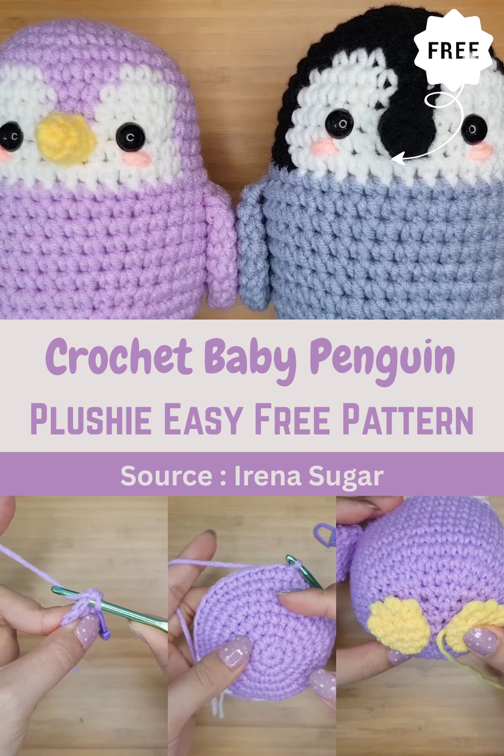 Crochet Baby Penguin Plushie