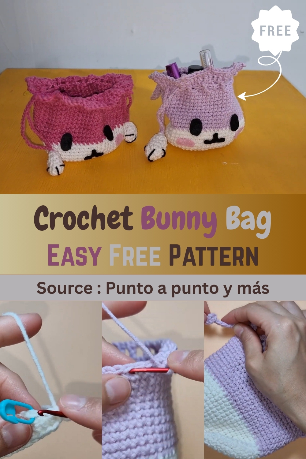 Crochet Bunny Bag
