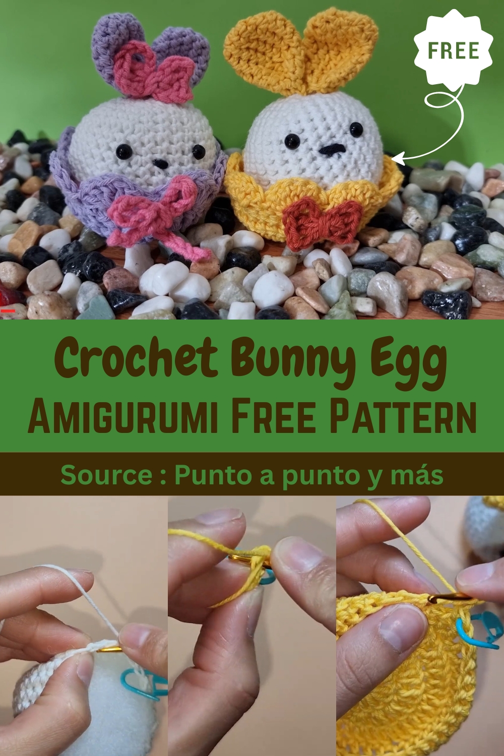 Crochet Bunny Egg Amigurumi