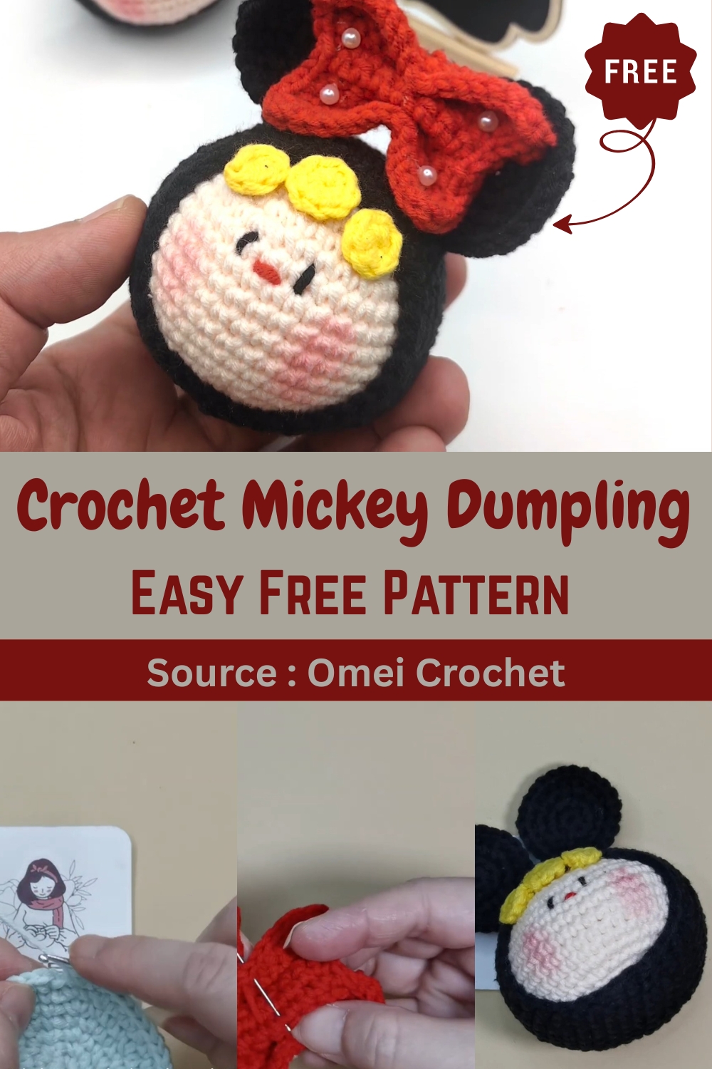 Crochet Mickey Dumpling