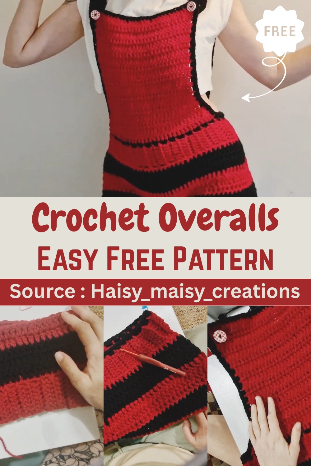 Crochet Overalls pattern