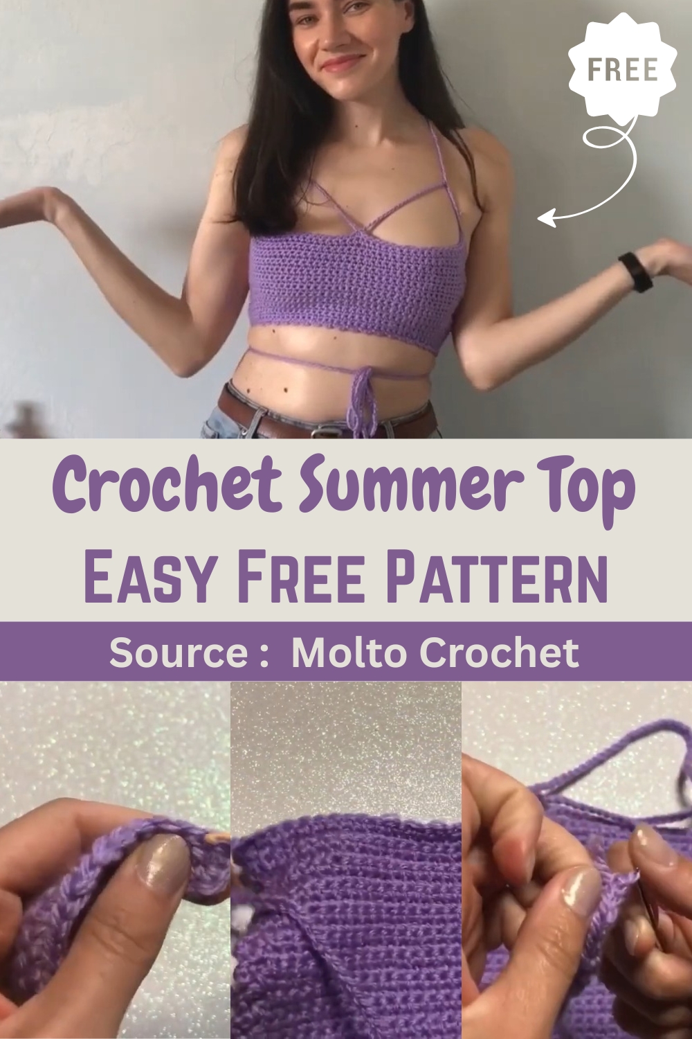 Crochet Summer Top  pattern