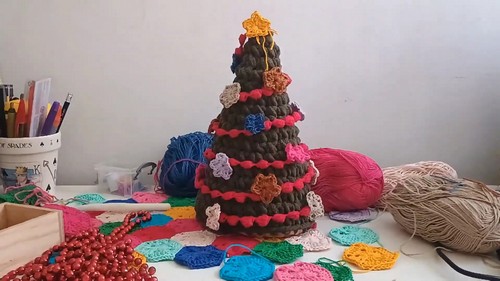 Crochet Stars And Garland pattern 4