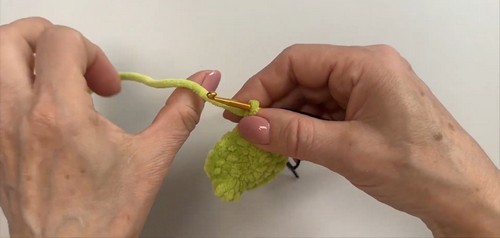 Crochet Frog Keychain 1