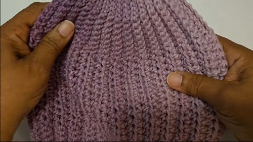 Crochet Side-to-Side Hat 4