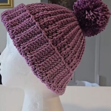 Crochet Side-to-Side Hat 5