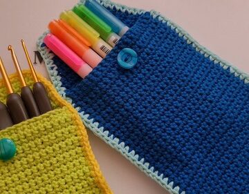 Crochet Pencil Hook Case pattern 4