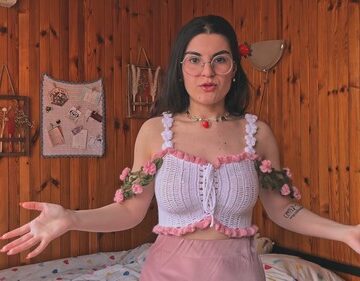 Crochet Floral Top 5