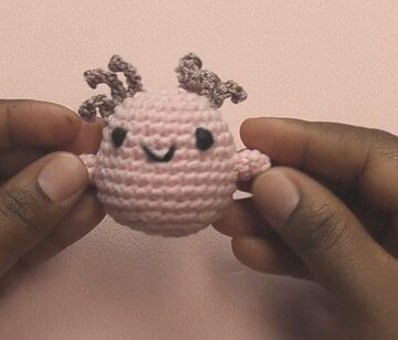 Crochet Mini Axolotl Amigurumi 5