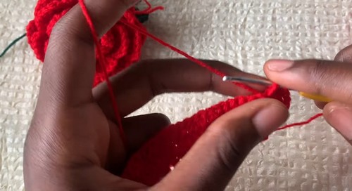 Crochet Simple Rose 1