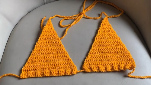 Crochet Triangle Bikini Top 5