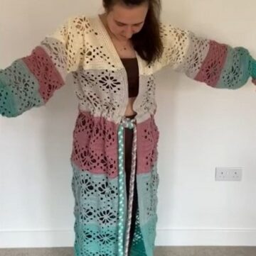 Crochet Cardigan Motif 4