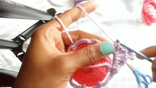 Crochet Flower Bikini Top 2