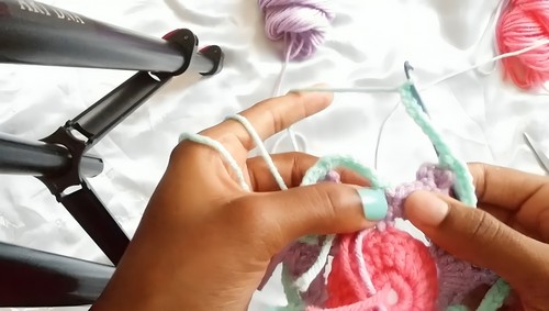 Crochet Flower Bikini Top 3