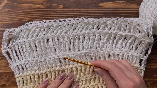 Crochet Maxi Skirt With Ruffles 2